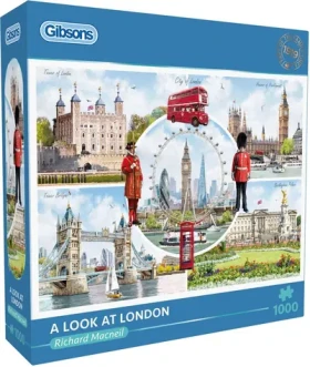 GIBSONS Puzzle Pohled na Londýn