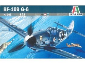 Italeri Plastikový model letadla 0063 Messerschmitt BF-109 G-6 1:72