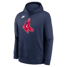 Nike Pánská mikina Boston Red Sox MLB 1969 Cooperstown Club Hoodie Velikost: M