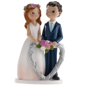 Dortisimo Dekora figurka Novomanželé se srdcem 16 cm
