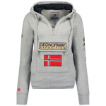 Geografické Norsko 3/4 mikina Gymclass Distri M WU1293H/GN B-Grey m