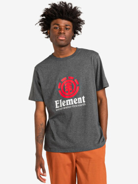Element VERTICAL CHARCOAL HEATHER pánské tričko krátkým rukávem