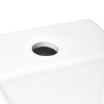 Umývátko SAT Brevis 40,5x20,5 cm otvor pro baterii vlevo SATBRE4020SL SATBRE4020SL