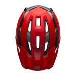 Cyklistická helma BELL Super Air Spherical mat/glos red/gray cm)