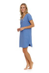 Dámská těhotenská košile 9505 blue - Doctornap světle modrá S