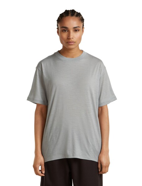 Dámské merino triko s krátkým rukávem ICEBREAKER Wmns 150 Tech Lite SS Relaxed Tee, Proto Grey velikost: XL