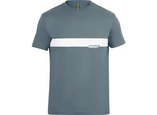 Mavic Corporate Stripe pánské triko krátký rukáv Orion Blue/Off White vel.
