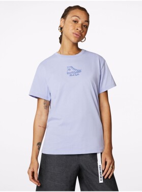 Světle fialové dámské tričko Converse - Dámské