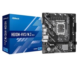 ASRock MB Sc LGA1700 H610M-HVS/M.2 R2.0, Intel H610, 2xDDR4, 1xHDMI, 1xVGA, mATX EDF_380773