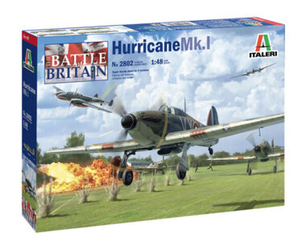 Italeri Model Kit letadlo 2802 Hurricane MK. I 1:48