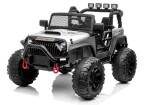 Mamido Elektrické autíčko Jeep Brothers 24V 2x200W lakované stříbrné