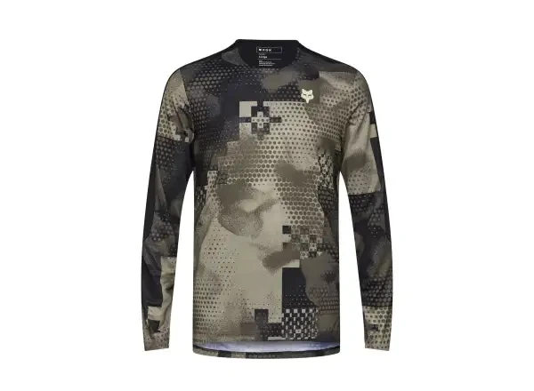 Fox Flexair Ascent Pulse pánský dres dlouhý rukáv Sand vel. M