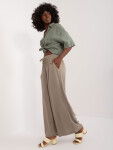 Kalhoty D73761M62237E khaki S