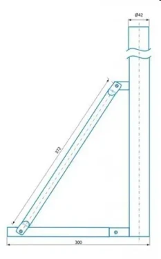 CSAT ST900 / Stojan pro reproduktor / kovová trojnožka / výška 90 cm (ST900)