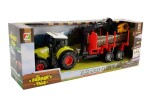 Mamido Traktor s vlečkou na dřevo