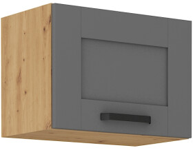 Horní skříňka nad digestoř Luna 50 GU-36 1F Barva korpusu: Dub artisan, Barva dvířek: Dust Grey