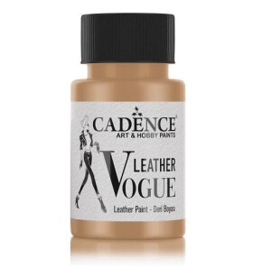 Metalická barva na kůži Cadence Leather Vogue, 50 ml - antique gold, antická zlatá