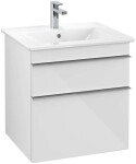 VILLEROY & BOCH - Venticello Umyvadlová skříňka, 55x59x50 cm, 2 zásuvky, Glosy White A92301DH