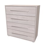 Nábytek Mikulík Komoda ELITE XL - hl. 36 cm - bílý lesk, antracit, aj. ROZMĚR: (š/v/h) 60 x 86 x 36 cm
