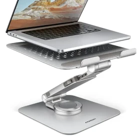 AXAGON STND-LR, hliníkový stojan pro notebooky 10" - 17" s nastavitelnou výškou, úhlem a 360° rotací (STND-LR)