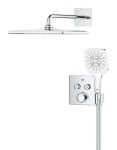 GROHE - Precision SmartControl Sprchový set s termostatem pod omítku, 31x31 cm, 3 proudy, chrom 34876000