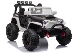 Mamido Dětské elektrické autíčko Jeep Power Policie černo-bílé