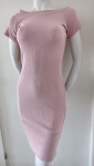 Těhotenské šaty 1702 PeeKaBoo pudrovo-růžová