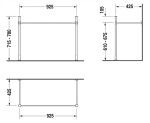 DURAVIT - Vero Kovový podstavec pro umyvadlo, chrom 0030671000