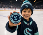 Mustang Puk Seattle Kraken NHL Textured Established