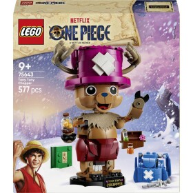 75643 LEGO® ONE PIECE Tony Tony Chopper; fanoušky; pokojové deko; stavebnice s postavou LEGO LEGO pro děti od 9 let; dárek pro fanoušky Realmodelu Netflix