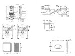 GROHE - Rapid SLX Set předstěnové instalace, klozetu, sedátka SoftClose a tlačítka Arena Cosmopolitan, alpská bílá SANI11BB3112