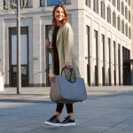 Nákupní taška Reisenthel Loopshopper L Frame Twist silver