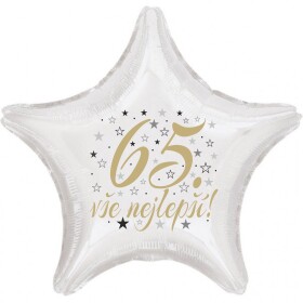 65. narozeniny balónek hvězda Balonky.cz 65. narozeniny balónek hvězda Balonky.cz
