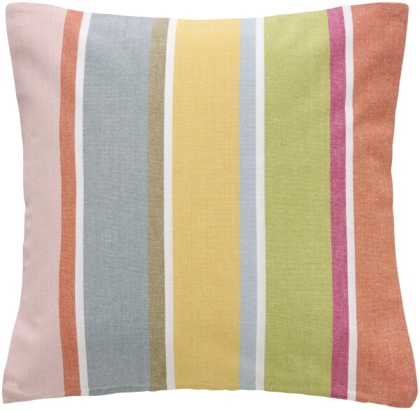 Ib Laursen Bavlněný povlak na polštář Multuciloured Stripes 50 × 50 cm, multi barva, textil