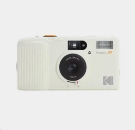 Kodak Snapic A1 bílá / Fotoaparát na film / 25mm objektiv / 35mm film / blesk (KOCAMRK0502)