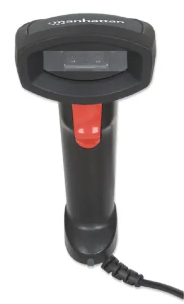 Manhattan Průmyslová čtečka čárových kódů CCD černá / Čtečka čárových kódů / 1D / USB, RS-232 / IP54 (178433)