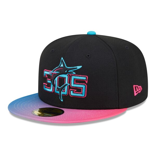 New Era Pánská kšiltovka Miami Marlins MLB Authentic City Connect 59FIFTY Fitted Velikost: 7 5/8