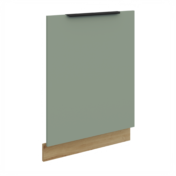 Dvířka na vestavnou myčku nádobí Aria ZM 713x596 Barva korpusu: Dub artisan, Barva dvířek: SA - Aquamarine AFM