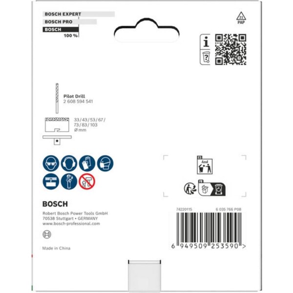 Bosch Accessories 2608594540 2608594540 upínací držák pro děrovací pilu 1 ks