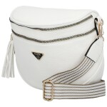 Stylová dámská koženková ledvinka Fima, bílá