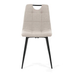 Jídelní židle, béžová, látka, DCL-V2017 CRM2