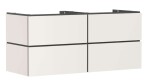 HANSGROHE - Xilesa E Umyvadlová skříňka, 62x138x55 cm, 4 zásuvky, matná béžová 54306780