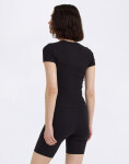 Tričko Organic Basics Core Rib Tee Black