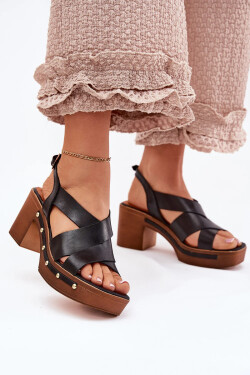 Sandály na podpatku model 214744 Step in style 40
