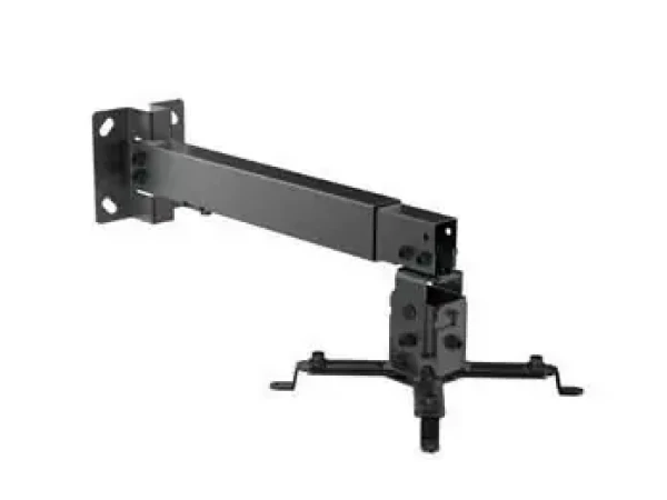 Equip Držák projektoru stropní/nástěnní černá / Držák projektoru / nosnost 20 kg / náklon -15° až 15° / ocel (650702)