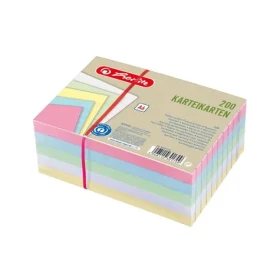 Herlitz Barevné+Bílé kartičky A6 / 200 ks / barevná (50041145)