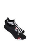 Unisex kotníkové ponožky Wola Funky W91.N02 černá 30-34