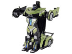 Mamido Auto Robot Transformers 2v1 na dálkové ovládání RC 1:10 zelená