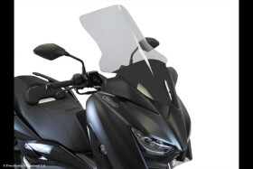 Yamaha X-Max125 18-22,X-Max300 17-22,X-Max400 18-20,Tricity300 20-25 Skútr plexi Powerbronze 620 mm - lehce kouřová