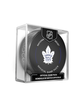 Inglasco / Sherwood Puk Toronto Maple Leafs Official Game Puck 2022-2023